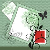 Collage With Vine Stock Photography Collage With Vine Stock Photography