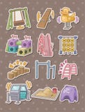 Collants de stationnement illustration libre de droits Collants de stationnement illustration libre de droits