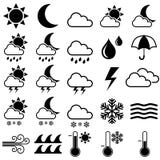 Weather Black and White Icons