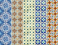 Collection of colorful patterns tiles Royalty Free Stock Image Collection of colorful patterns tiles Royalty Free Stock Image