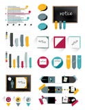 Collection d'Infographics Photographie stock libre de droits