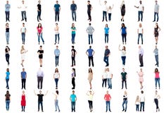 Collection de personnes diversifiées intégrales image stock Collection de personnes diversifiées intégrales image stock