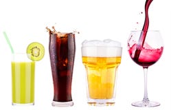 Collection of different images alcohol isolated stock images Collection of different images alcohol isolated stock images