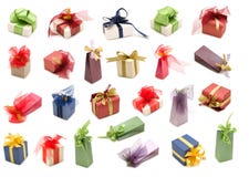 Collection fancy gift boxes