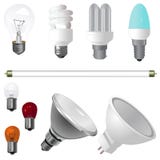 A Collection of Light Bulbs Stock Photography A Collection of Light Bulbs Stock Photography