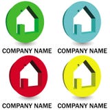Collection Of 3D Logos For Real Estate Stock Images
