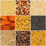 Collection Of Food Backgrounds Royalty Free Stock Photos