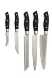 Collection Of Kitchen Knives Royalty Free Stock Photography