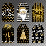Collection tag of Christmas sale stock illustration Collection tag of Christmas sale stock illustration