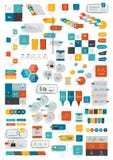 Collections of infographics flat design template. vector illustration Collections of infographics flat design template. vector illustration