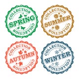 Collections Stamps Stock Image