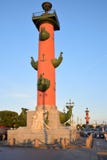 Colonna rostrale e grandi i motociclisti che si incontrano - motociclisti a St Petersburg sull'isola di Vasilievsky Fotografie Stock Colonna rostrale e grandi i motociclisti che si incontrano - motociclisti a St Petersburg sull'isola di Vasilievsky Fotografie Stock
