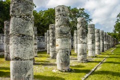Colonne de Chichen Itza photo stock Colonne de Chichen Itza photo stock