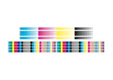 color print test page stock illustration illustration of
