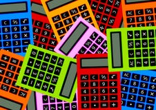 Color calculators vector illustration Color calculators vector illustration