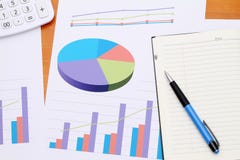 Color chart printed documents stock photos Color chart printed documents stock photos