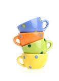 Color Cups Royalty Free Stock Images