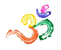 Color Om Symbol Stock Photo