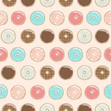 Color pastel Donuts Seamless Pattern stock illustration Color pastel Donuts Seamless Pattern stock illustration