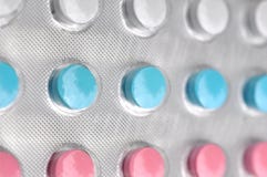 Color pills tablets background stock images Color pills tablets background stock images