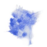 Color, pintado a mano azul de la acuarela del chapoteo aislado en el CCB blanco libre illustration Color, pintado a mano azul de la acuarela del chapoteo aislado en el CCB blanco libre illustration