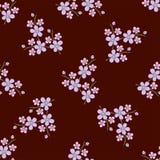 Color simple botanical abstract seamless pattern background Stock Photography Color simple botanical abstract seamless pattern background Stock Photography
