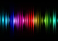 Colorful sound waves vector design