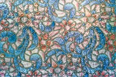Color tinted oriental patterned glass royalty free stock images Color tinted oriental patterned glass royalty free stock images