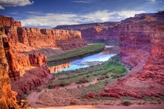 Colorado River at Canyonlands National Park stock photos Colorado River at Canyonlands National Park stock photos