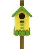 Colored Birdhouse Royalty Free Stock Image
