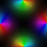 Colored circles, balls on a black background is insulated. Stylish vector illustration for web design vector illustration Colored circles, balls on a black background is insulated. Stylish vector illustration for web design vector illustration