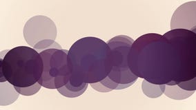 Colored circles flow waves animation