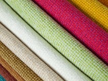 Colored Cotton Lining Layer Stock Photography