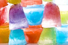 Colored Ice Royalty Free Stock Images