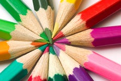 Colored Pencils Stock Image