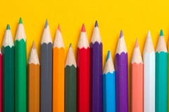 Colored Pencils Stock Photos