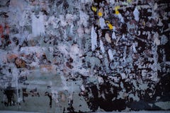 Colored spots and dirt on a wall after deleted ads royalty free stock photography Colored spots and dirt on a wall after deleted ads royalty free stock photography