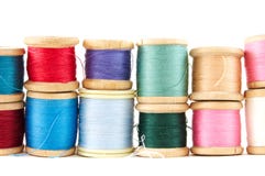 Colored Threads Stock Photography