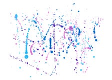 Colored watercolor splash on a white background. vector illustration Colored watercolor splash on a white background. vector illustration