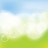 Colores claros azulverdes de la primavera abstracta stock de ilustración Colores claros azulverdes de la primavera abstracta stock de ilustración