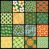 16 Colorful Abstract Backgrounds: Flower. Set of 16 Floral Vector Background Patterns royalty free illustration 16 Colorful Abstract Backgrounds: Flower. Set of 16 Floral Vector Background Patterns royalty free illustration