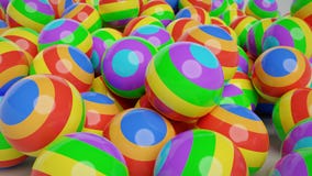 Colorful Abstract Balls 3d Rendering Royalty Free Stock Photography Colorful Abstract Balls 3d Rendering Royalty Free Stock Photography