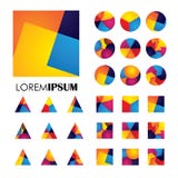 Colorful abstract unusual shapes stock illustration Colorful abstract unusual shapes stock illustration