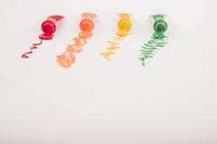 Colorful acrylic paints in tubes stock photo Colorful acrylic paints in tubes stock photo