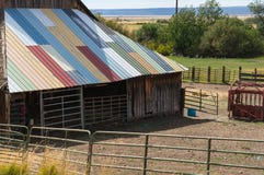 Colorful Barn Roof Stock Image Colorful Barn Roof Stock Image