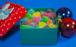 Colorful candies gifts on Valentine& x27;s Day Stock Image Colorful candies gifts on Valentine& x27;s Day Stock Image