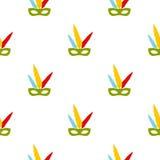 Colorful carnival mask pattern seamless. Background in flat style repeat vector illustration vector illustration Colorful carnival mask pattern seamless. Background in flat style repeat vector illustration vector illustration