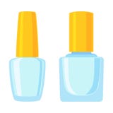 Colorful cartoon empty cosmetic bottle set stock illustration Colorful cartoon empty cosmetic bottle set stock illustration