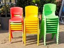 Colorful Chairs Royalty Free Stock Photo