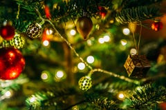 Colorful Christmas Tree Decoration royalty free stock photography Colorful Christmas Tree Decoration royalty free stock photography